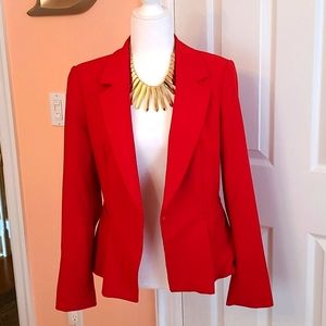 WHITE HOUSE BLACK MARKET SUIT RED